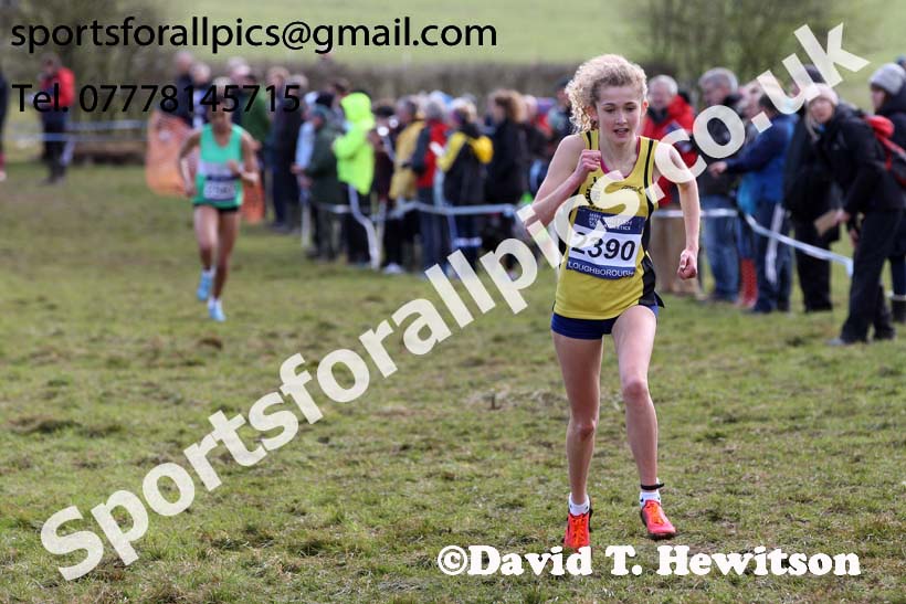 Womens under-20s 2019 British Athletics Inter Counties Cross Country, Prestwood Hall, Loughborough. Photo:  David T. Hewitson/Sports for All Pics